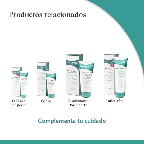 Miniatura 8 de Trofolastin - Reafirmante De Senos -Crema Antiestrías Para Senos, Restructura Y Tensa La Piel - Con Centella Asiática- 75 Ml
