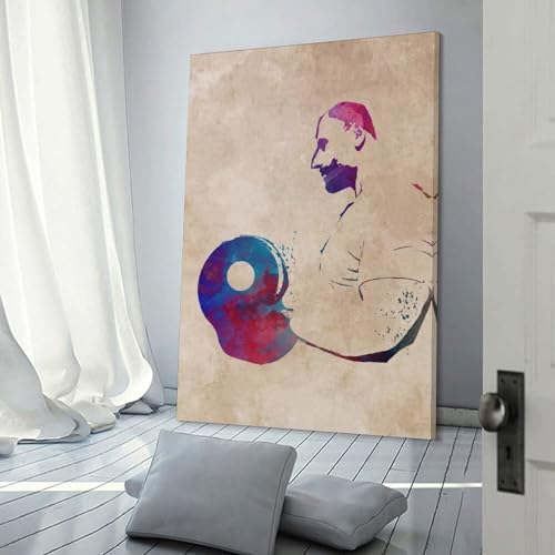 Affiche haltérophilie POLIUAWS pour créer une ambiance dynamique dans une chambre d'ado