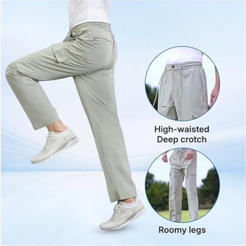 Comforflex - Men's Multi-Pocket Stretch Comfort Outdoor Casual Pants, Risacharm Pants for Men, Quick Dry Cargo Pants4