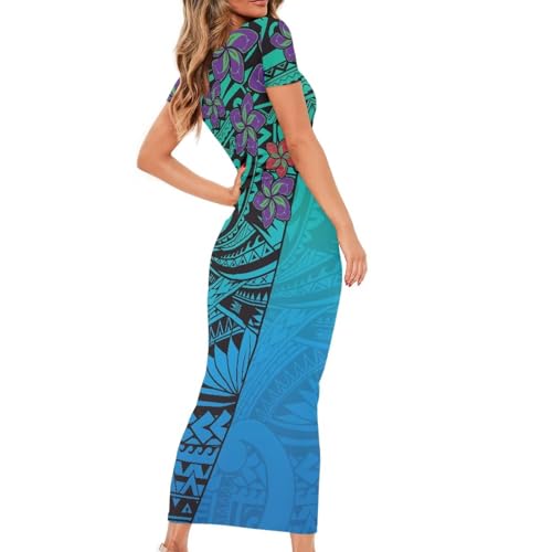 Image of Womens Short Sleeve Jamaican Flag Midi Bodycon Dress | Soft stretchy fabric,crew neck,jamaican print casual date night cocktail party, elegant chic, spring summer fall all season