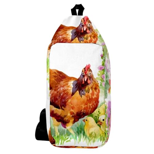 Sac à bandoulière voyage et randonnée multicolore pour homme et femme