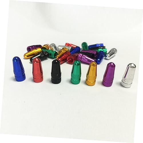 Cubiertas de válvula para bicicleta aluminio 4 piezas miniatura 4