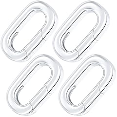 Silver, 4pcs, 0.55x0.31in