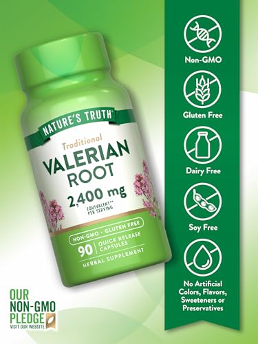 Nature'S Truth NT3110 Valerian Root Capsules | 2400Mg | 90 Count | Non-Gmo & Gluten Free Supplement thumb #2