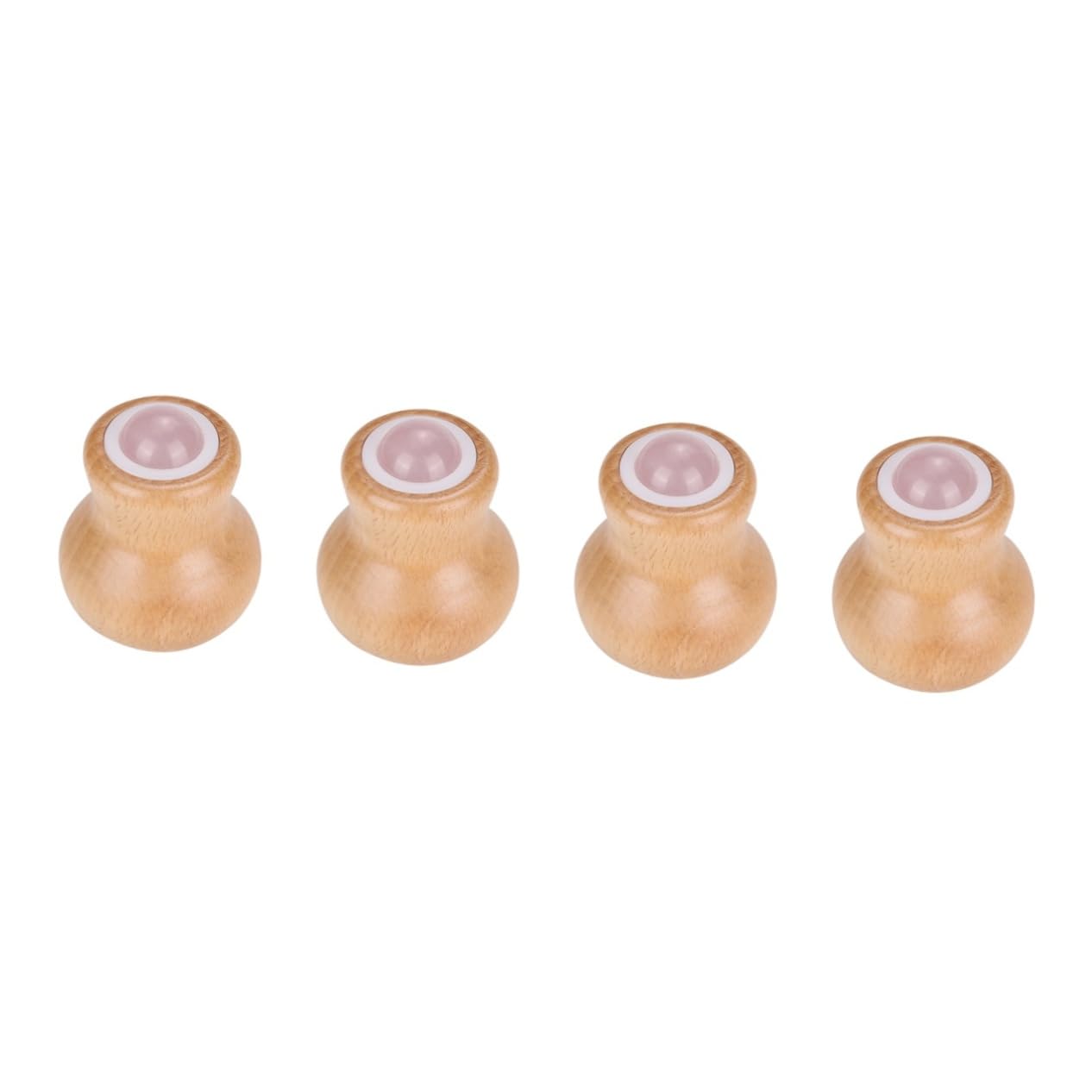 SHERCHPRY 4 Piezas Rodillo Facial de Jade Masaje Herramienta de Cuidado Facial Reutilizable Relajación Tensión