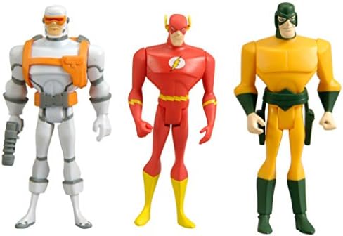 DC Universe Justice League Unlimited Heatwave, The Flash & Mirror Master Action Figures