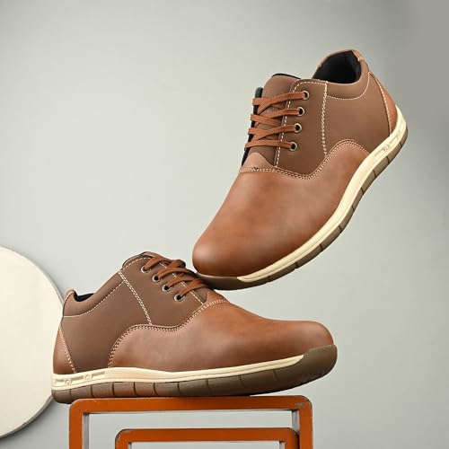 Image of Vellinto AEROFLEX Casual /Semi-Formal Derby ll Stylish, Durable, Lightweight Mocassin Shoes