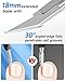 Tisojpod Nail Clippers,Toenail Clipper for Ingrown or Thick Toe Nails,Fingernail Clipper for Men Women Seniors with Stainless Steel Straight Blade Soft Handle Nail Cutter Black