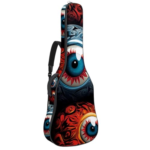 Sac guitare acoustique Halloween pour transporter votre instrument en répétition et concerts