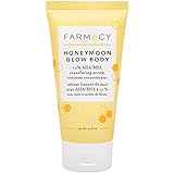 Farmacy Honeymoon Glow Body - AHA and BHA Body Serum with Hyaluronic Acid - Resurfacing Lactic Acid Body Lotion for Dry Skin