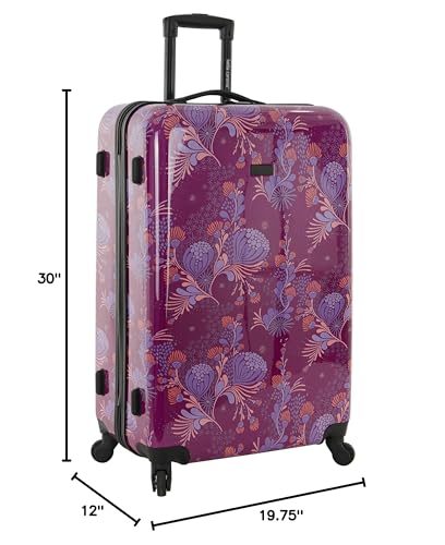 Bella Caronia 3 Piece or 20" Carry-On Set Voguish Luggage Set, Style Flora, 3 Piece Set