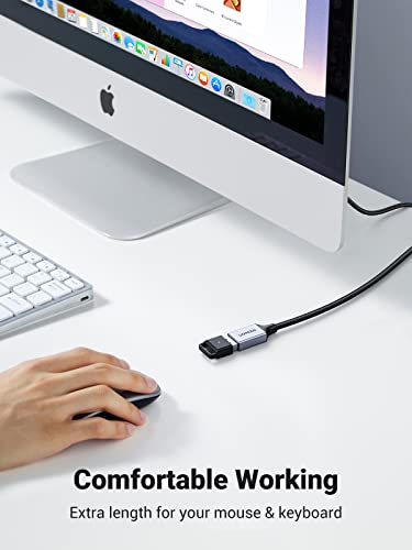 UGREEN USB Extension Cable 1M, USB 3.0 Extender Male to Female 5Gbps High Speed Transfer, Extension Lead Compatible with Keyboard, Mouse, U Disk, Printer, Scanner, Gaming Controller, Charging Cable - Image 3