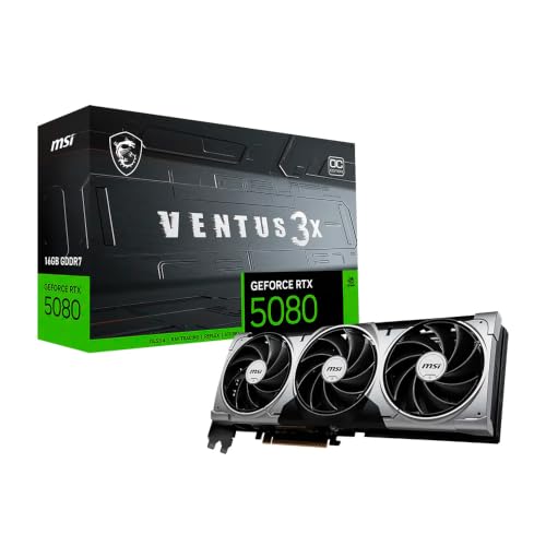 MSI GeForce RTX 5080 16GB Ventus 3X OC Graphics Card - Image 3