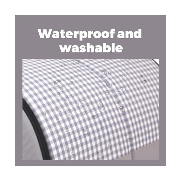 Dog-House-Indoor-2-in-1-Foldable-Cat-Igloo-Beds-with-Removable-Cushion-Non-Slip-Dog-Bed-House-Waterproof-Warm-Cat-Cave-Washable-Covered-Dog-Bed Indoor Waterproof Pet House