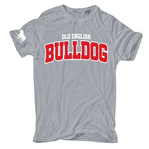 Herren T-Shirt Old English Bulldog Logo englische Bulldogge Bully Dogs Hunde