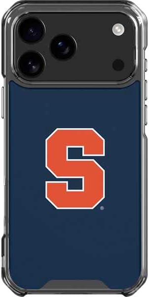 Skinit Clear Phone Case Compatible with iPhone 17 Pro Max - Officially Licensed Syracuse University Orange Syracuse Design