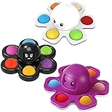 【Juguetes ampliamente pop y regalo perfecto】Una marca Fidget Spinner profesional y fiable. Este juguete sensorial Pop es portátil, se puede jugar en coches, restaurantes, escuelas, etc. Es un gran regalo para fiestas, cumpleaños, Navidad, Halloween, Acción de Gracias.