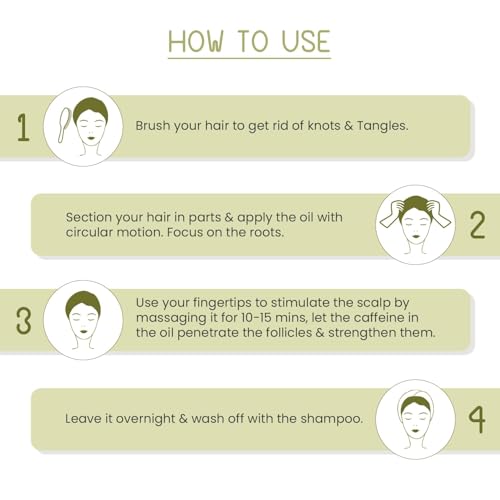 Image of Black Root Natural Hair Oil (100ml) Black Hair Oil | Anti Dandruff | Hair Fall Control