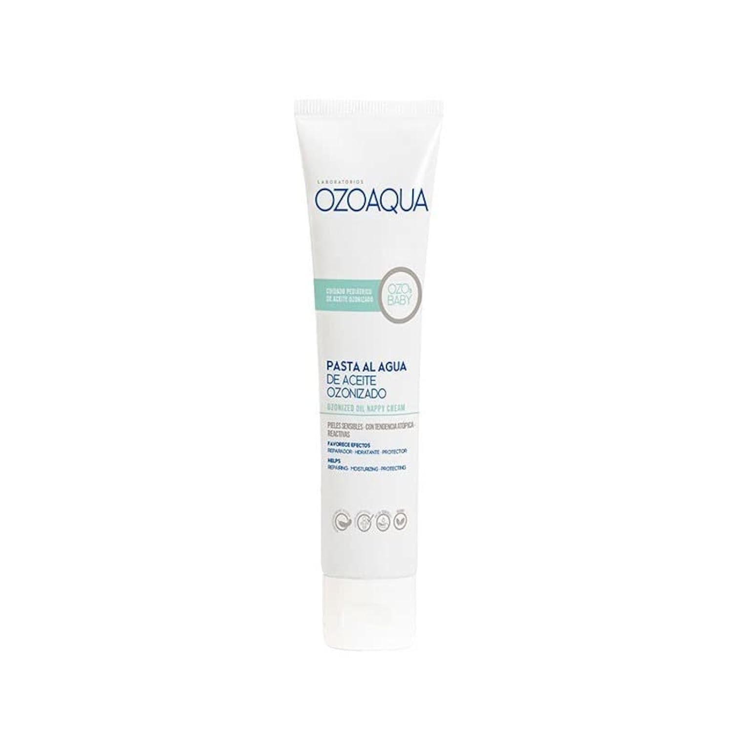 Ozobaby Pasta al Agua de Ozono 75 ml con Zinc, Karité y Pantenol
