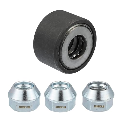 Femory Universal Wheel Stud Installer Tool, Tire Stud Tool, M12x1.25 M12x1.5 M14x1.5, Iron, with 3/4