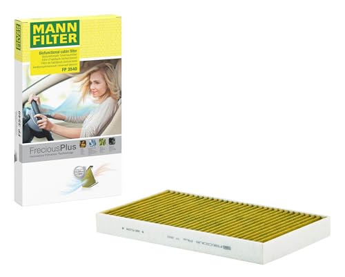 MANN-FILTER FP 3540 Cabin Air Filter - FreciousPlus Biofunctional Pollen Filter - for Cars + Transporters