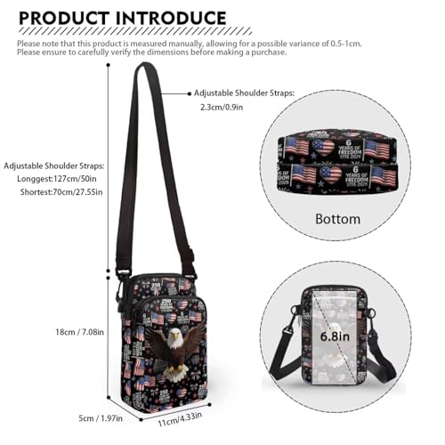 Image of Xpyiqun Small Crossbody Bag Women Phone Purses Sling Shoulder Handbag Cross Body Pouch Wallet Bags