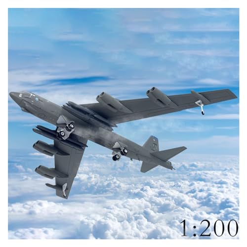 B52 Modèle d'avion simulation alliage 1 200, kit de jeu de passe-temps et objet de décoration - 5