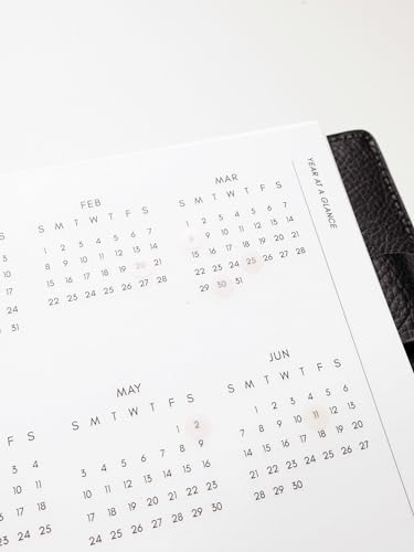 Planificateur annuel 2026 A5 pour ne plus oublier vos objectifs clés - 2
