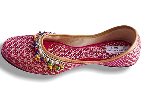 The Country Store_ETHNIC WEAR_|| Embroidered Handmade || Jutti for Women and girls with Soft Leather4