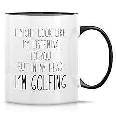 White Mug with Black Handle and Inner