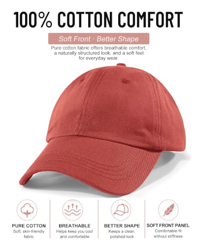 Image of Womens Satin Lined Unstructured Baseball Cap Unisex Silk Lining Washed Cotton Adjustable Vintage Dad Hat