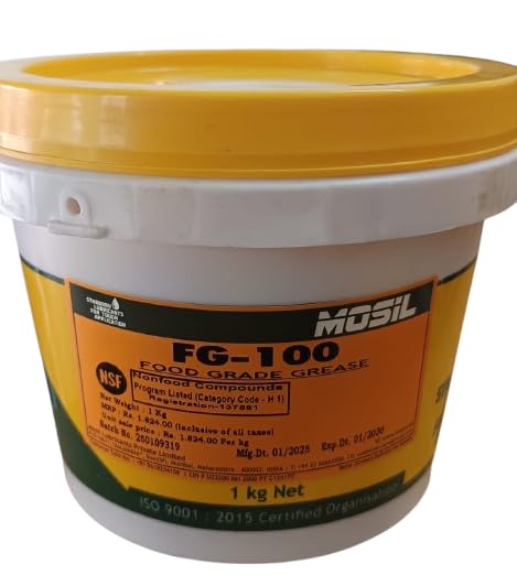 MOSIL FG-100 Food Grade Grease, NSF Certified, 1 kg, Industrial Machinery Lubricant-image-34