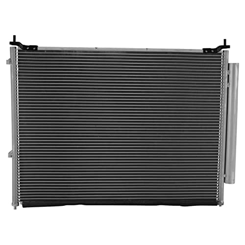 Image of TRQ A /C Condenser and Receiver Drier Assembly Compatible with 06-14 Honda Ridgeline