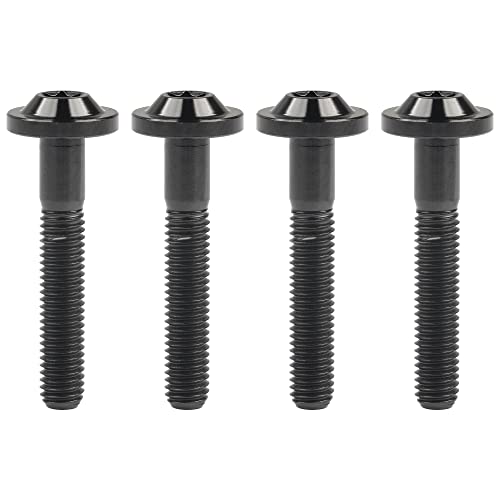 Vis en titane M5 x 35 mm noire Torx légère pour VTT et moto