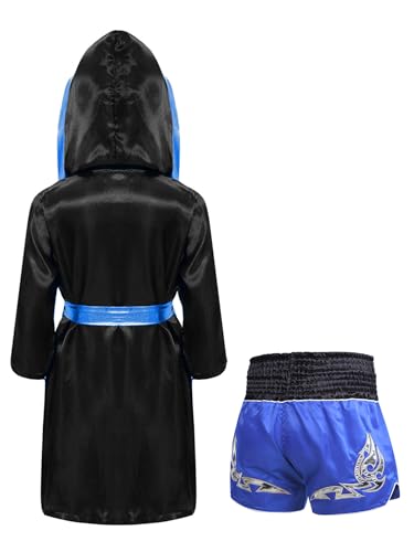 Conjunto de boxeo para niños Sanda de alta resistencia con abrigo y short 2