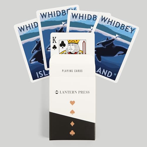 Baraja de 52 cartas tamaño póker Orca y Cría miniatura 6