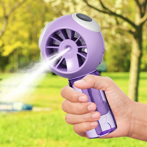 Ventilador de mano con agua nebulizada de 4V para un frescor instantáneo 7