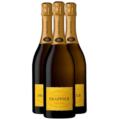 Champagne Carte d'Or Extra-Brut - Champagne Drappier - Rebsorte Chardonnay, Pinot Meunier, Pinot Noir - 3x75cl