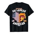 Sri Lanka American Flag Costume Idea for Kids & Sri Lankan T-Shirt