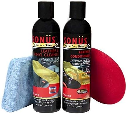 The Sonus Leather Care Bundle 16.9 oz Bottles - Car Interior Cleaner