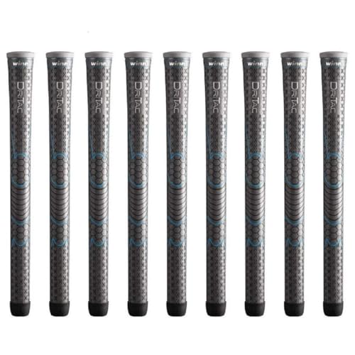 Winn Dri-Tac Ladies Gray - 9 Piece Golf Grip Bundle