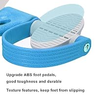 Yoga Pedal Resistance Band Elastic Pull Rope Fitness Sit-up Exercise Equipment at Home Gym Arm Abs Workout Equipment Leg Stretching Equipment Blue — image 4