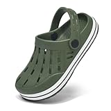 Kids Clogs Boys Garden Clogs Green Water Shoes Beach Pool Sandals Little Kids House Slipper