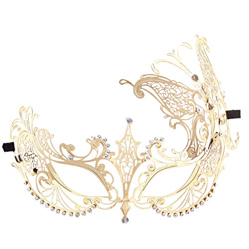 Image of Coddsmz Couples Venetian Masquerade Mask Set Luxury Style Princess Party Mask for Couples Women and Men Mardi Gras Masks