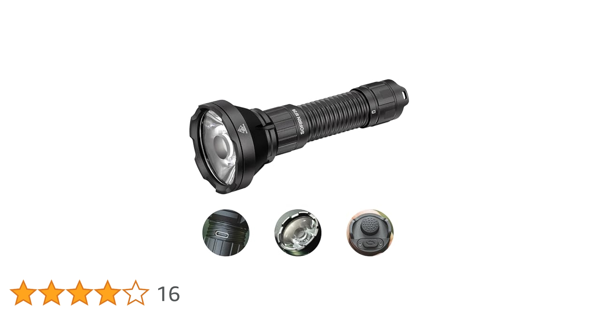 Amazon.co.jp: sofirn SF26 懐中電灯 LED フラッシュライト 強力
