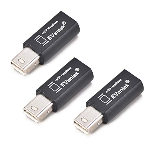 Exclusive Discount 90% Price EVanlak Mini disportDisplayPort Headless Ghost Display Emulator for PC 4K DP Dummy Plug (fit Headless 1080-3840x2160@17hz)