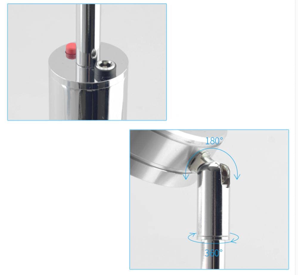 Clip-Lichter Klemmlampe Klemmleuchte Clip Schreibtischlampe Langer Pole Clip-Scheinwerfer Wiederaufladbare Led Ultradünne Strahler Nachtmarkt Stillt Keine Verdrahtung Und Keine Lochmesse Lange Armleuc
