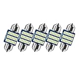 Utilisation polyvalente : ces lumières sont adaptées pour l'éclairage intérieur de voiture, les feux de plaque d'immatriculation, les feux de carte, les feux de dôme, les feux de lecture, les feux de tableau de bord, les lumières de courtoisie de porte latérale, les lumières de boîte à gants, les feux de chargement du coffre, les lumières de tableau de bord et les lumières de portière.