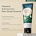 ALWAYS BE PURE Real Green Tea Pore Deep Cleanser 100ml (3.38oz) - Soothing Clay Pack to Foam Face Wash -Blackhead Remover, Deep Pore Purifying Cleanser for Dry Skin, Gentle Korean Skincare