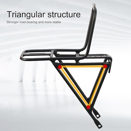 Fahrrad Frontträger - Fahrradkorb Vorne Aus Aluminiumlegierung | Frontträger Lastfahrradträger | Vorne Federgabel Gepäckträger Für Fahrrad Vorne | for Mountainbikes, Rennräder, Falträder